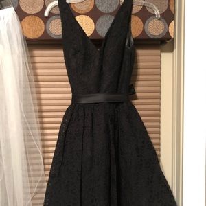 Black bridesmaid dress